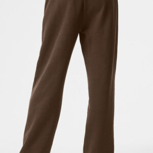Alo jogger accolade straight leg swet pant expresso