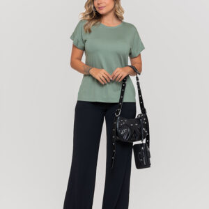 ESPRIT Blusa Clasica M/Larga Verde Claro