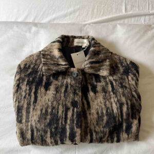 Only Edge Luxury Chaqueta estampada Animal print Leopardo