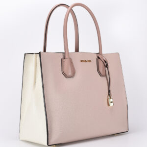 Michael Kors tote Bag Vino Rosado MK logos grandes