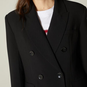 Studio F Blazer Color Ocre M/Larga silueta Oversize