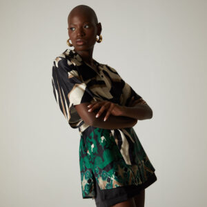 Studio F Bluson M/Larga 3/4 con Largo Bordado Marron