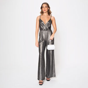 ESPRIT Enterizo Gris Cruzado con