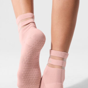 Alo Medias Antiresvalantes Rosa