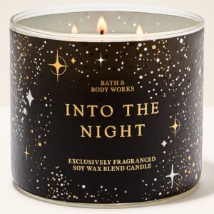 Bath Body Works Vela 3 Mechas Into The Nigth
