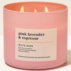Bath Body Works Vela 3 Mechas Pink Lavander Expresso