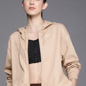 Nike Mono Beige con Bordado Azul Nike T- S Dama