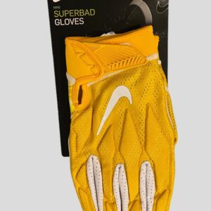 Nike Guantes de Futbol Americano C/ Dorado T/L