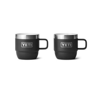 Yeti SET de Tazas Negras con Asa 6oz